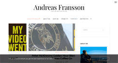 Desktop Screenshot of andreasfransson.com